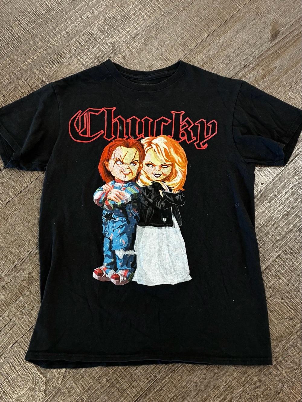 Chucky Graphic Short Sleeve Tee - Black